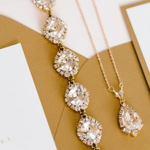 Elegant Wedding Jewelry - 3 pieces